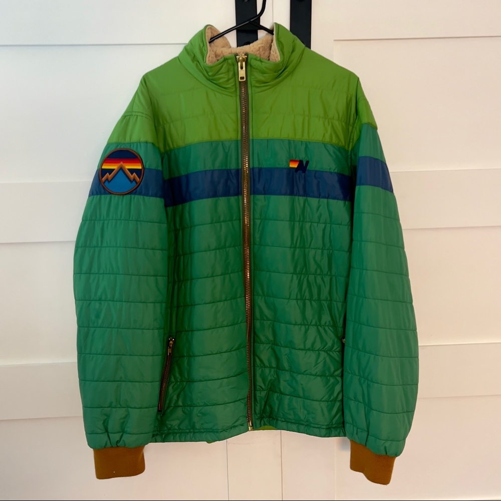 Aviator Nation All Season Puffer Jacket - Large - Green